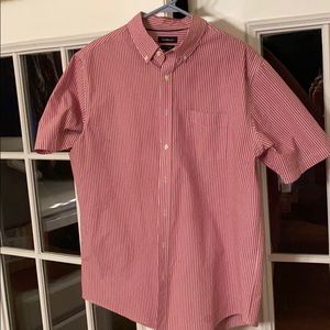 Men’s striped red shirt